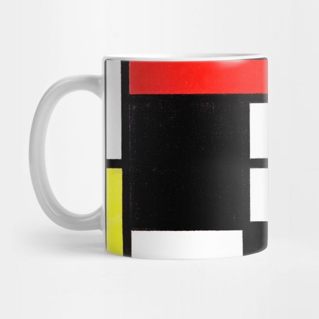 Mondrian Composition with Red, Yellow, Blue, and Black by Brasilia Catholic